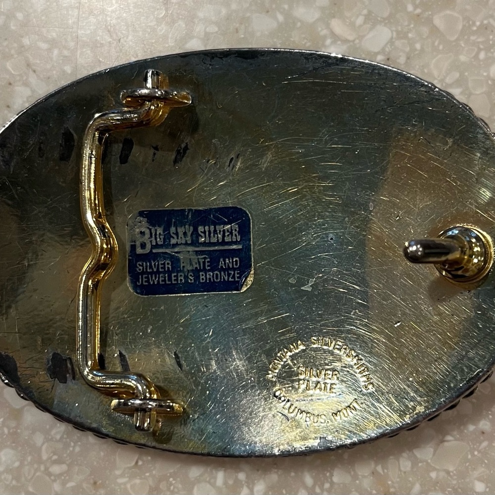Vtg Montana Silversmiths Buckle - Picture 3 of 4